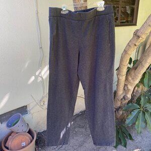 Women's T by Talbot Straight Track Pants Dark Heathered Gray Size Large